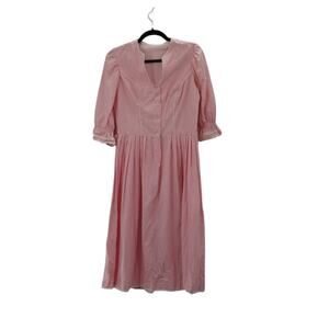 Vintage Pink Stripe 3/4 Dress 1960s